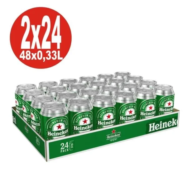 Heineken 50cl (pack of 48 cans) - Image 3